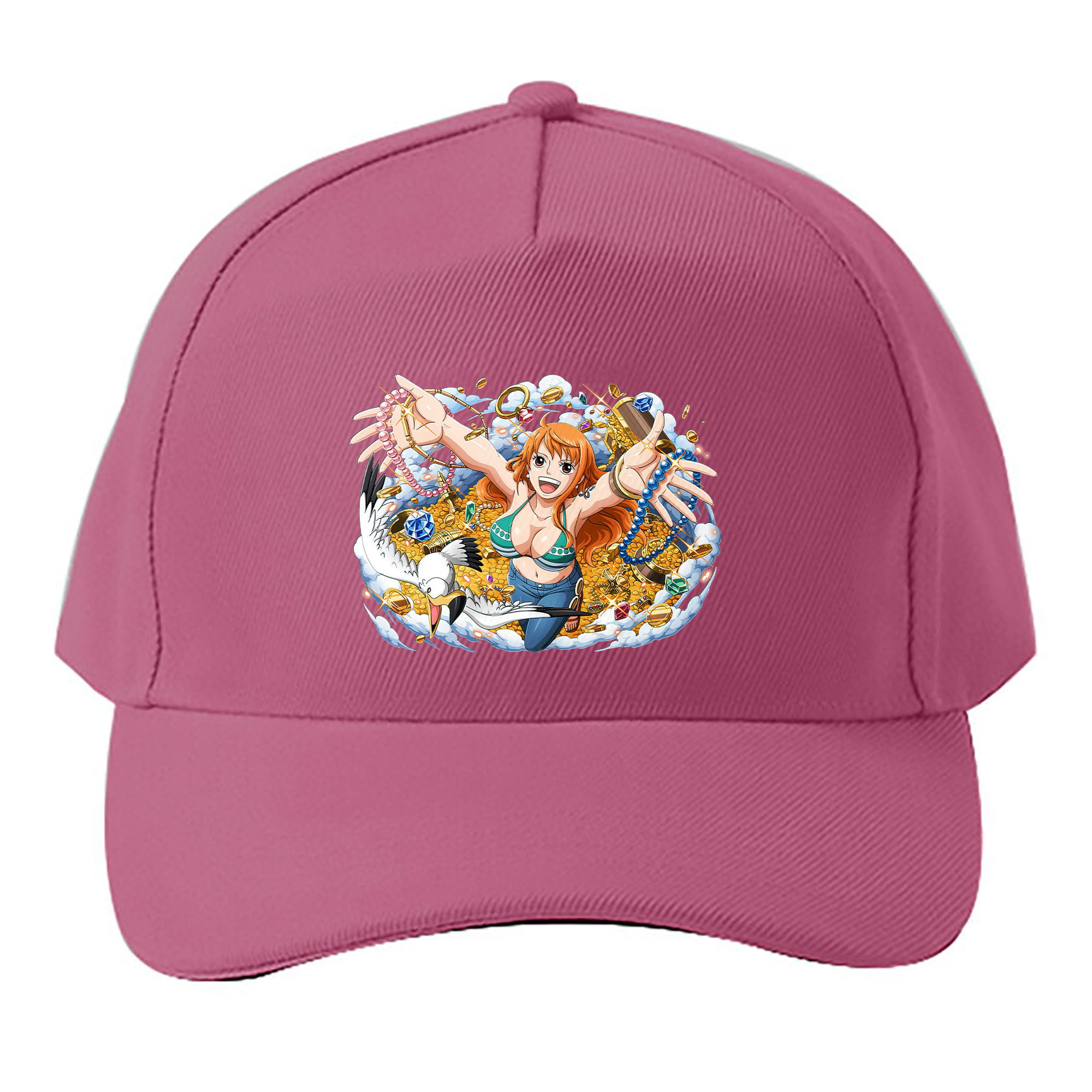 （画像用） ワンピース ナミ ONE PIECE Nami ベースボールキャップ 綿100％ 男女兼用 帽子 スポーツ